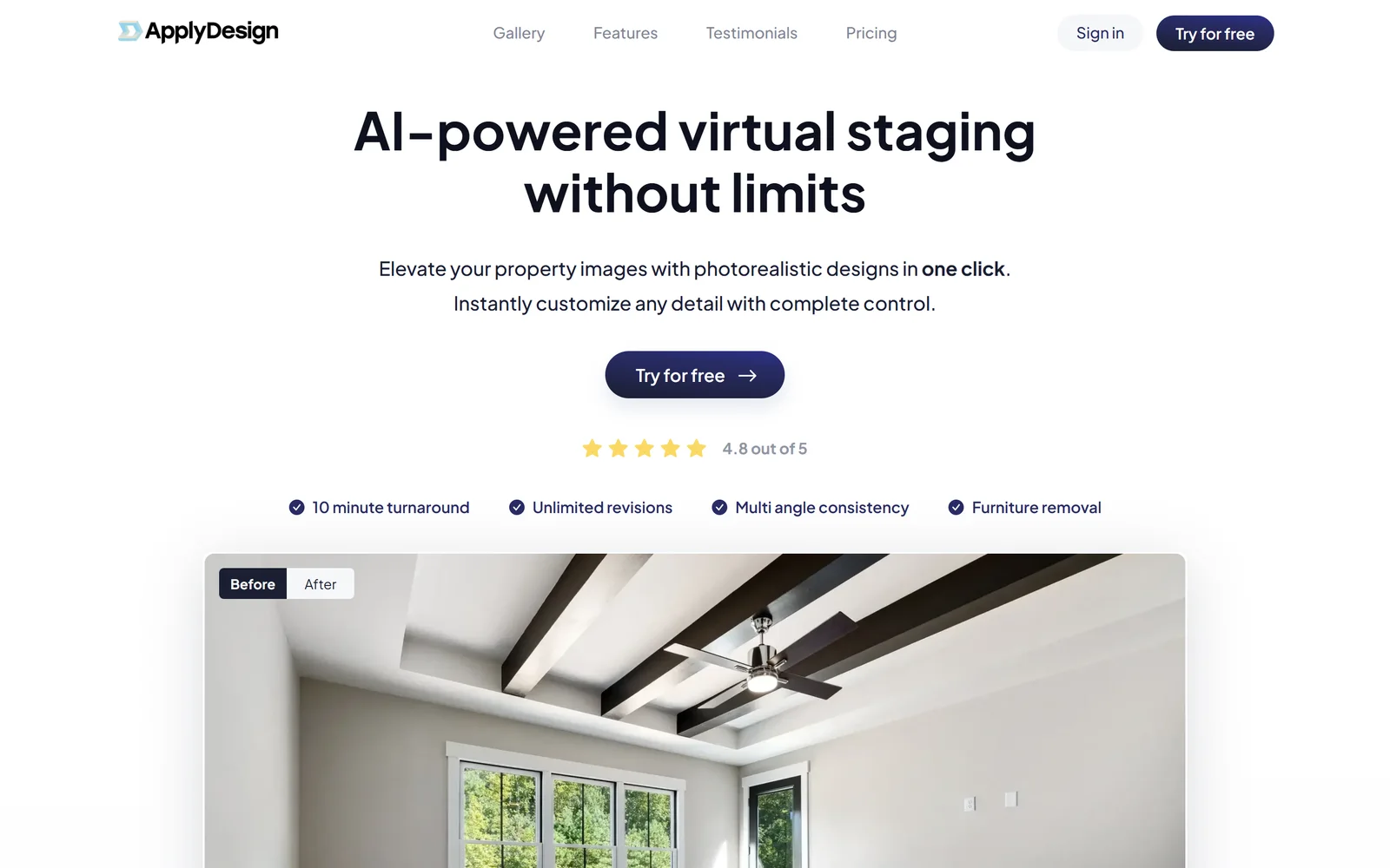 Apply Design homepage