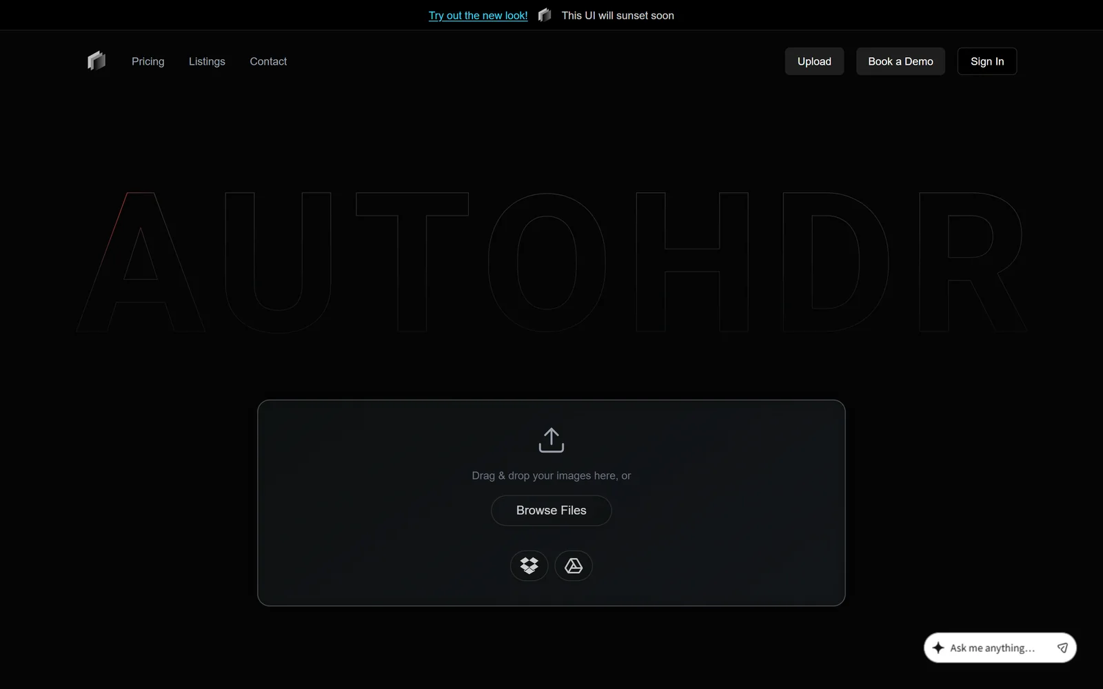 AutoHDR homepage